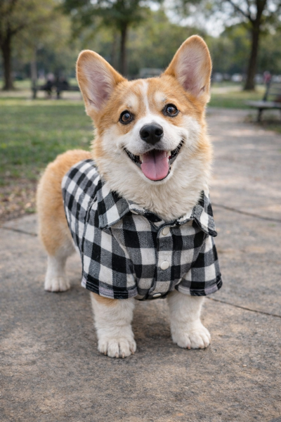 The Classic Plaid Sweater – Black & White