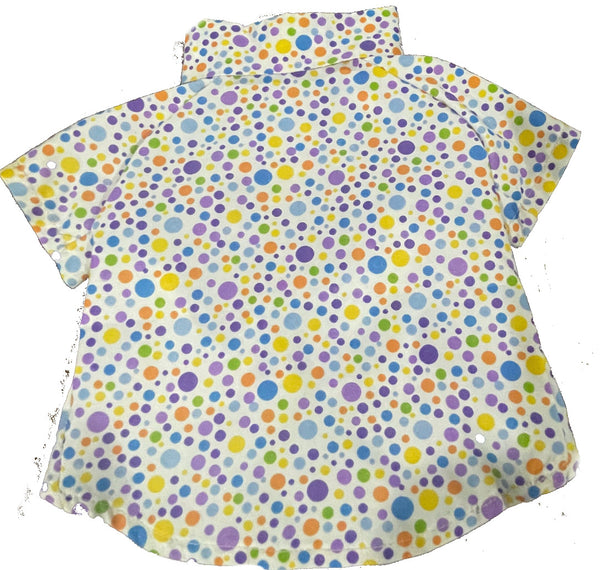 Short sleeve dots shirt