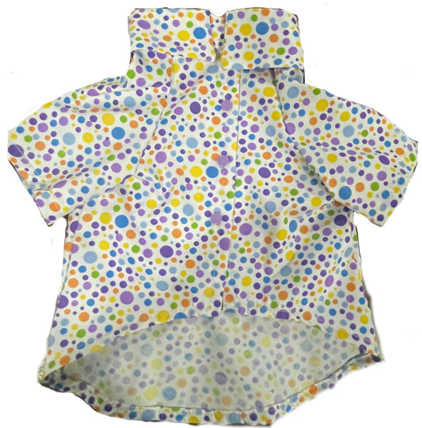 Short sleeve dots shirt